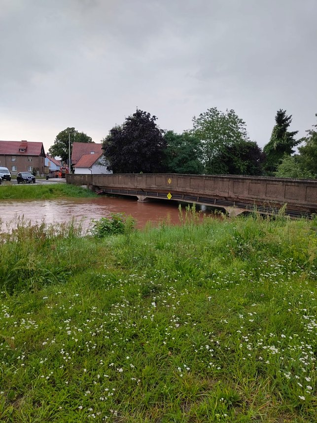 Hochwasser in Sundhausen