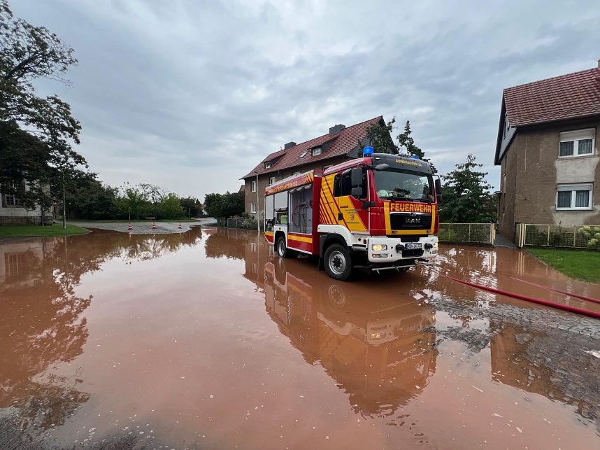 Hochwasser in Sundhausen