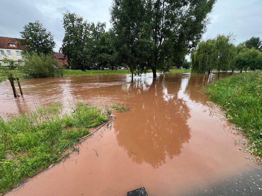 Hochwasser in Sundhausen