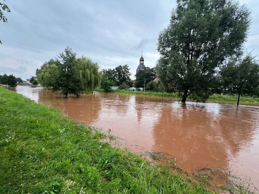 Hochwasser in Sundhausen