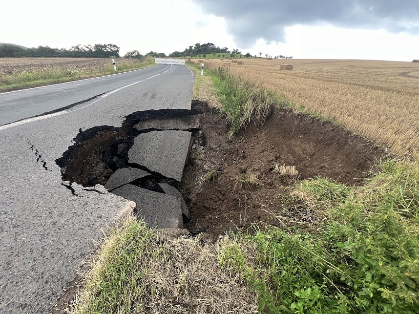 Erdfall zwischen Buchholz und Steigerthal