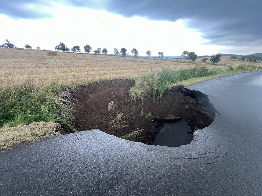 Erdfall zwischen Buchholz und Steigerthal