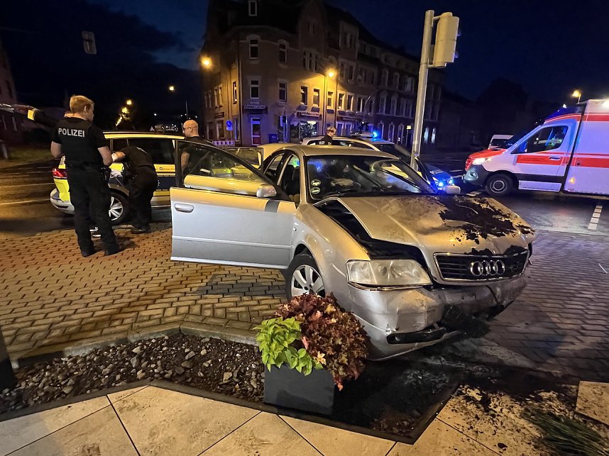 Verfolgungsfahrt durch Nordhausen
