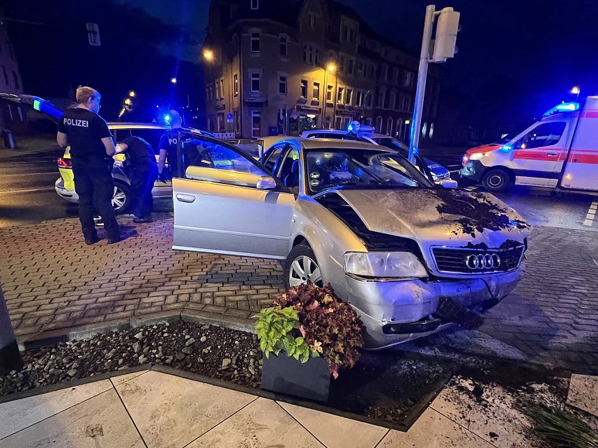 Verfolgungsfahrt durch Nordhausen