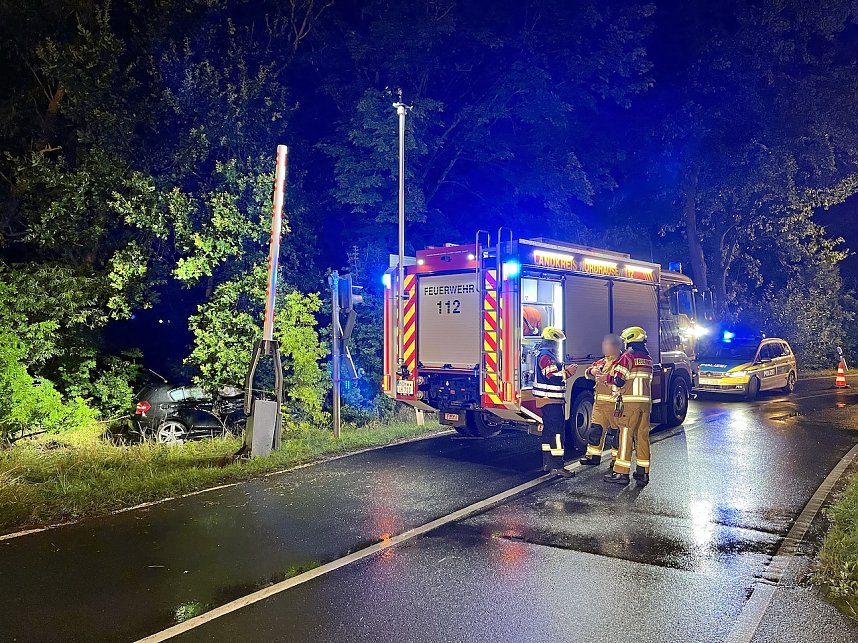 Unfall am Bahn&uuml;bergang
