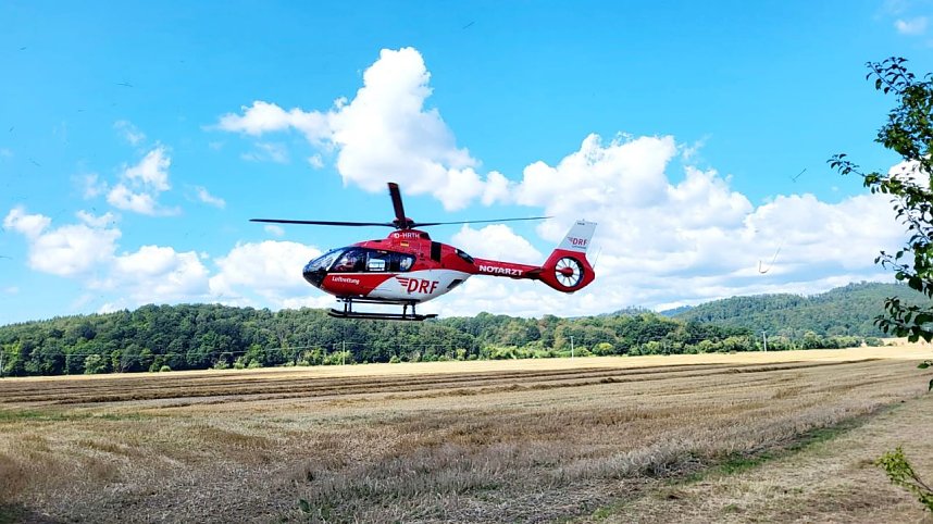 Unfall zwischen Niedersachswerfen und Ilfeld
