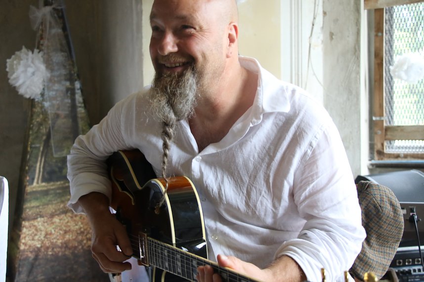 Diner en blanc in der Villa des Park Hohenrode