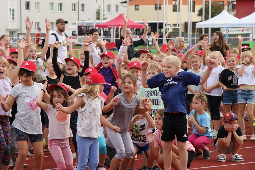 Schulanfangsaktionstag auf dem Hohekreuz-Sportplatz