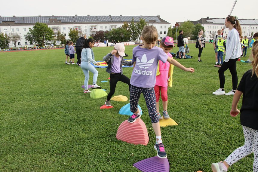 Schulanfangsaktionstag auf dem Hohekreuz-Sportplatz