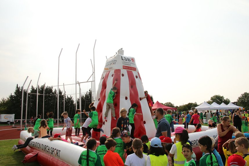 Schulanfangsaktionstag auf dem Hohekreuz-Sportplatz