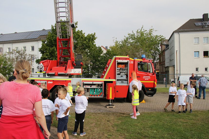 Schulanfangsaktionstag auf dem Hohekreuz-Sportplatz