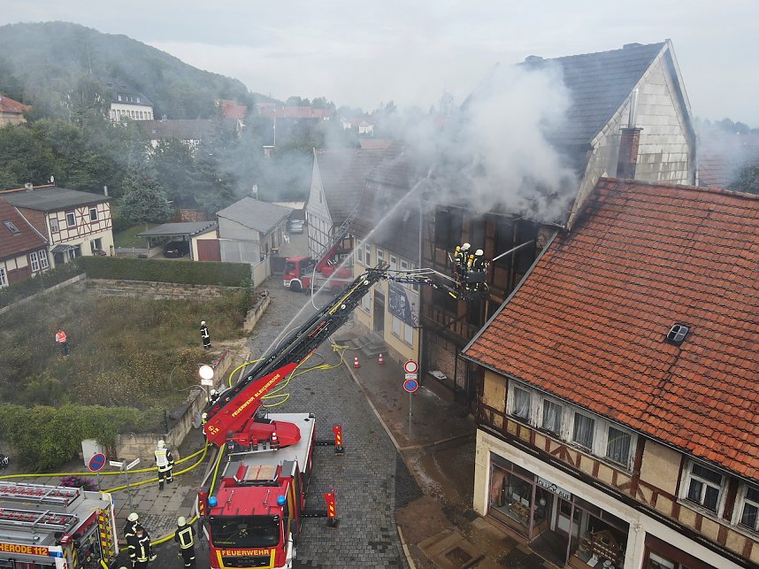 Hausbrand in Bleicherode
