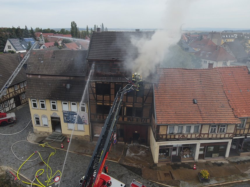 Hausbrand in Bleicherode