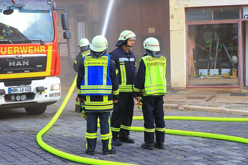 Hausbrand in Bleicherode