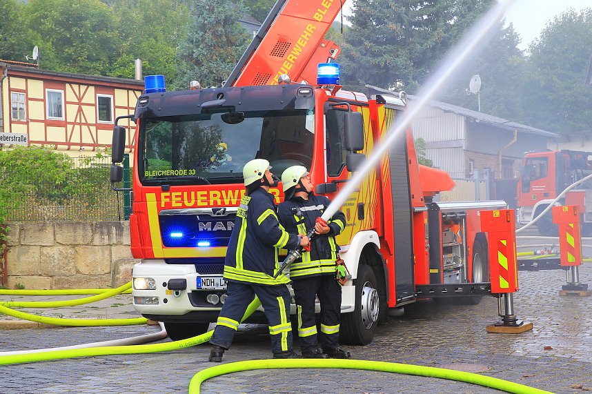 Hausbrand in Bleicherode
