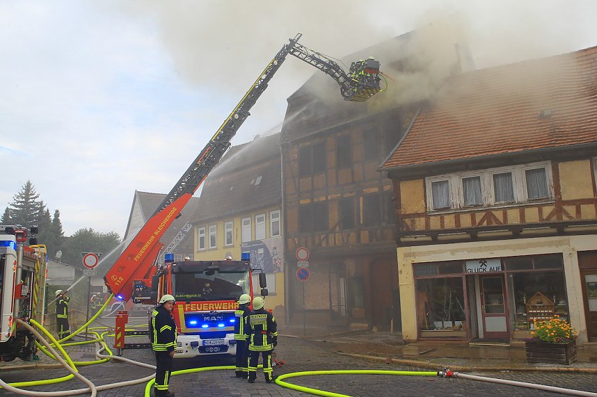 Hausbrand in Bleicherode