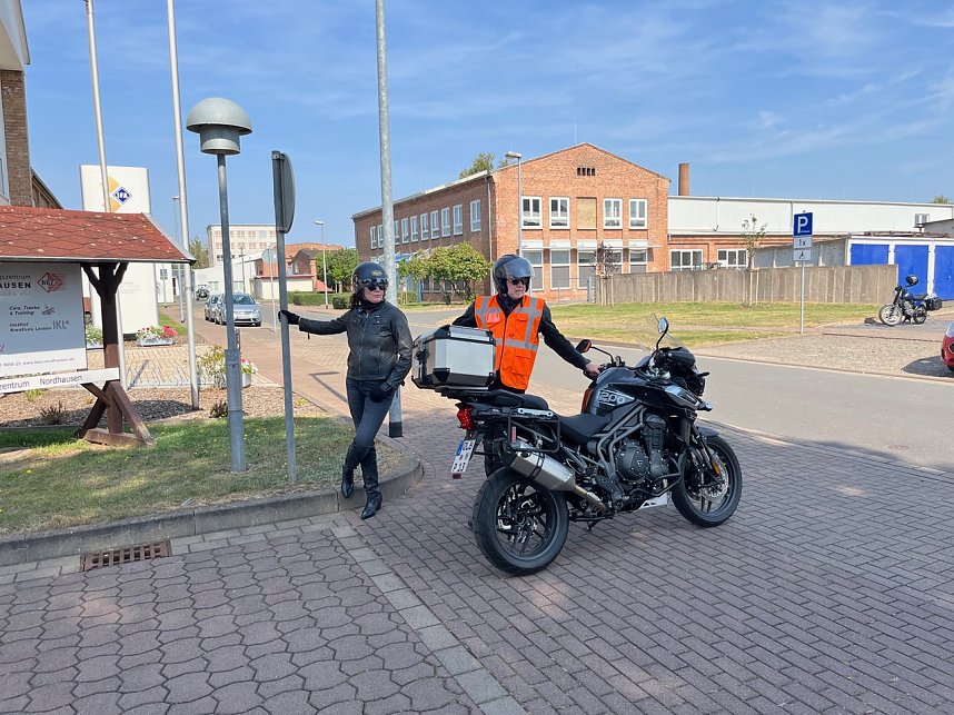 Biker-Treffen vor dem IFA-Museum