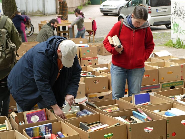 Impressionen vom B&uuml;cherflohmarkt