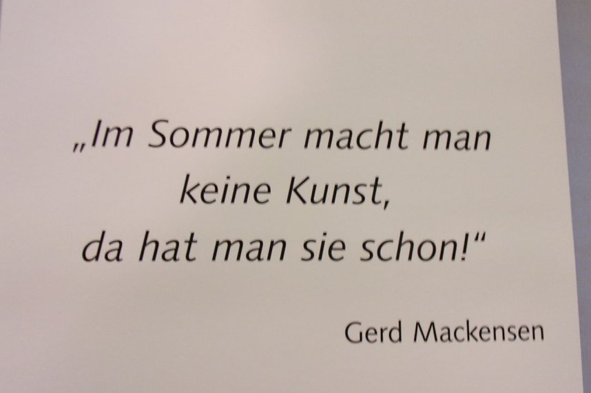 Applaus f&uuml;r Mackensen - Vernissage im Kunsthaus