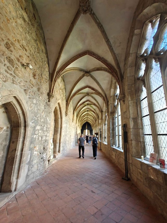 Peter Blei unterwegs auf dem Walkenrieder Klostermarkt