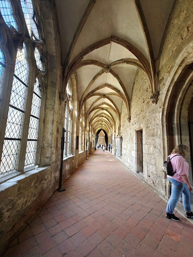 Peter Blei unterwegs auf dem Walkenrieder Klostermarkt