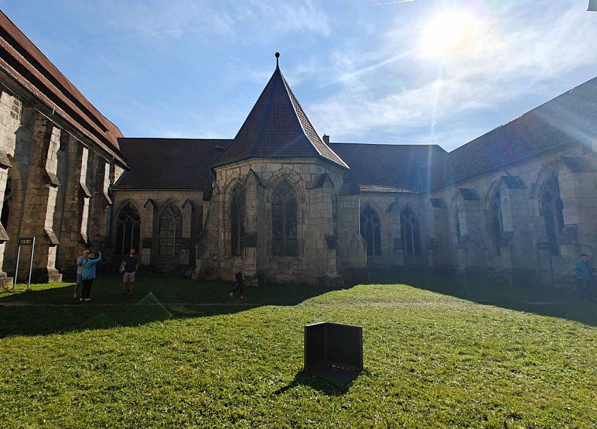 Peter Blei unterwegs auf dem Walkenrieder Klostermarkt