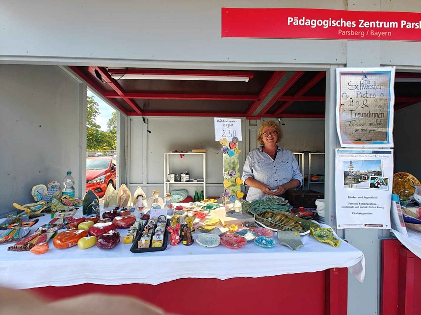 Peter Blei unterwegs auf dem Walkenrieder Klostermarkt