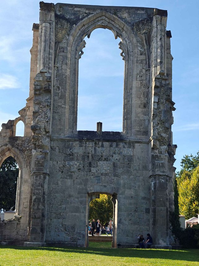 Peter Blei unterwegs auf dem Walkenrieder Klostermarkt