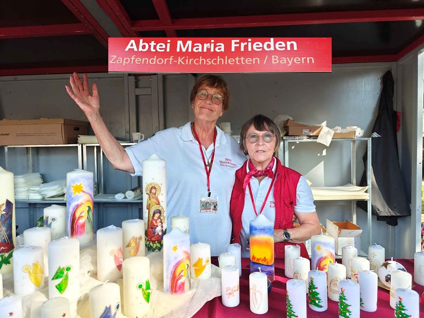 Peter Blei unterwegs auf dem Walkenrieder Klostermarkt