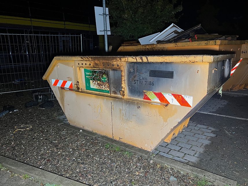 Containerbrand Nordhausen