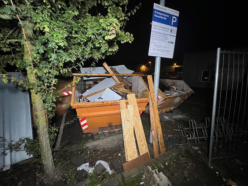 Containerbrand Nordhausen