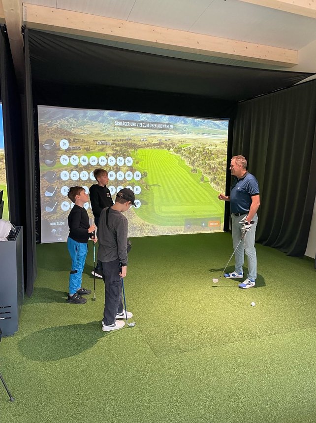 Golfspielen in der Ferienzeit