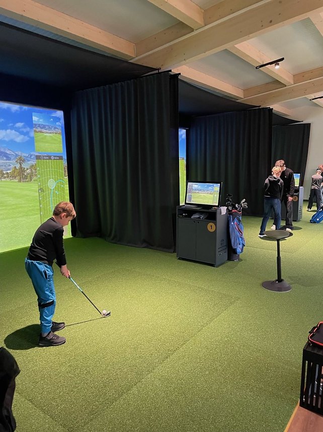 Golfspielen in der Ferienzeit