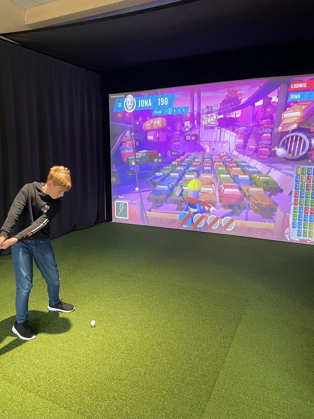 Golfspielen in der Ferienzeit