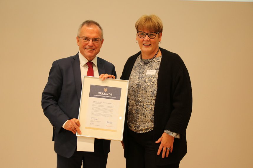Verleihung des 29. Th&uuml;ringer Bibliothekspreises
