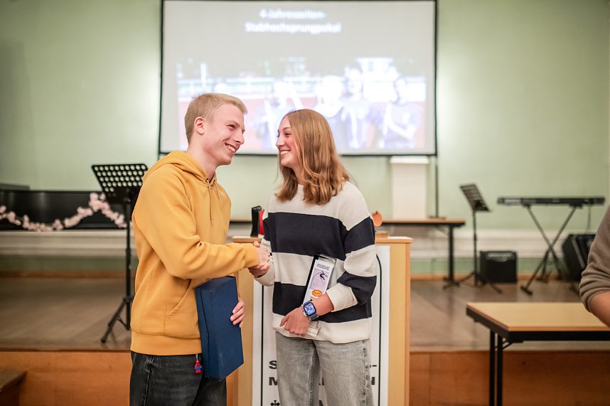Sportass-Ehrung im Humboldt Gymnasium