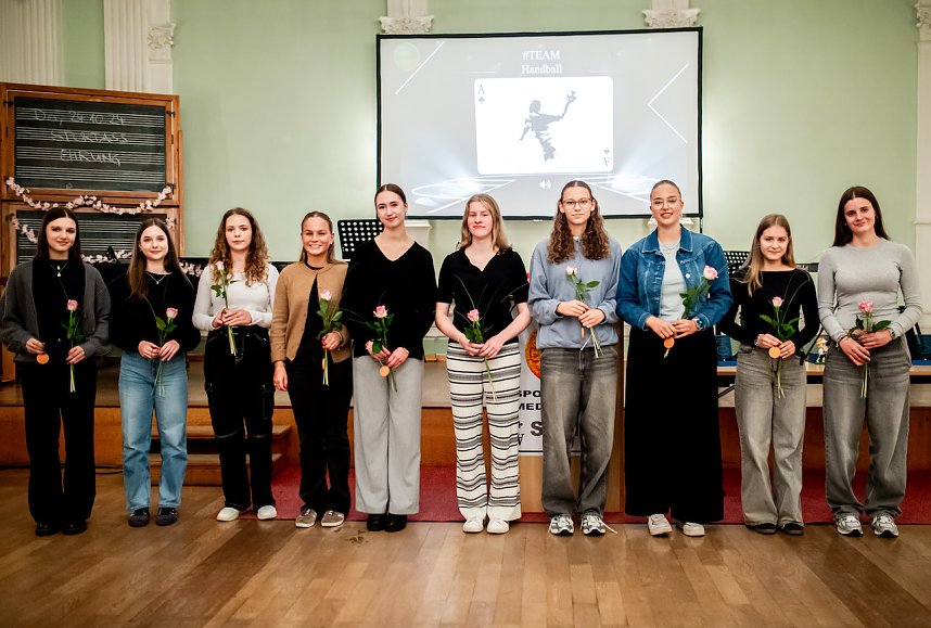 Sportass-Ehrung im Humboldt Gymnasium