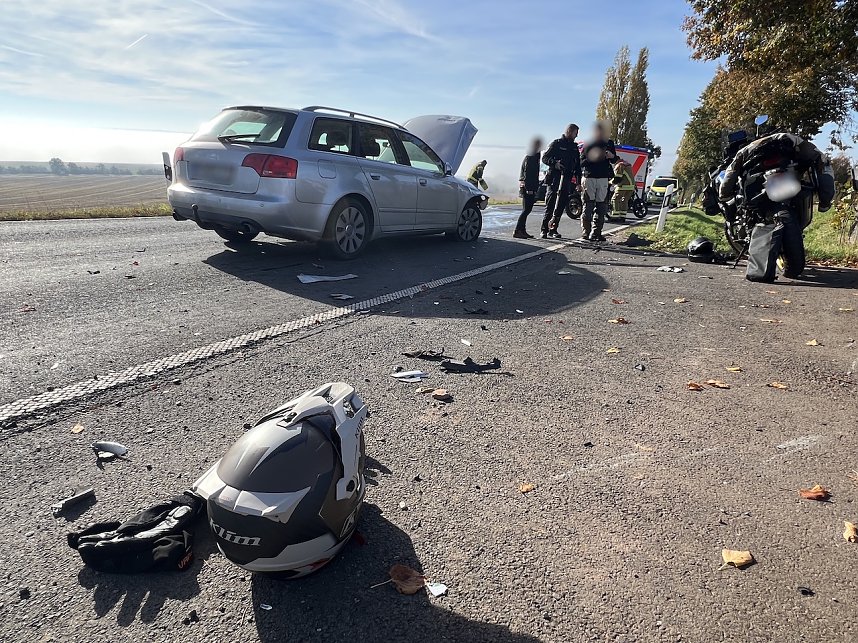 Unfall vor Nordhausen