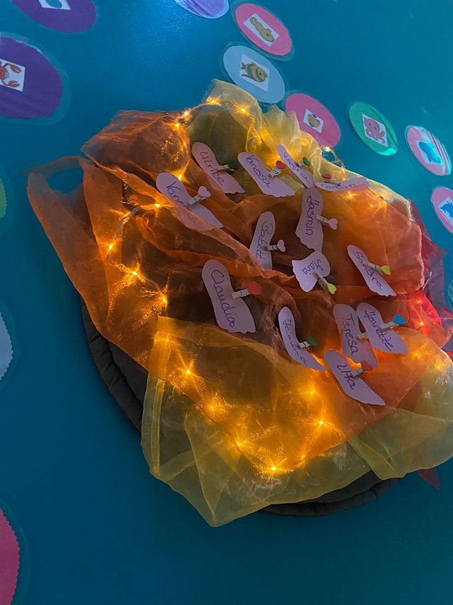 Gelungener Wohlf&uuml;hlabend f&uuml;r Mamas und Papas in der Kita Sonnenschein Bielen