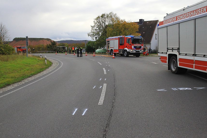 Schwerer Unfall auf der B4