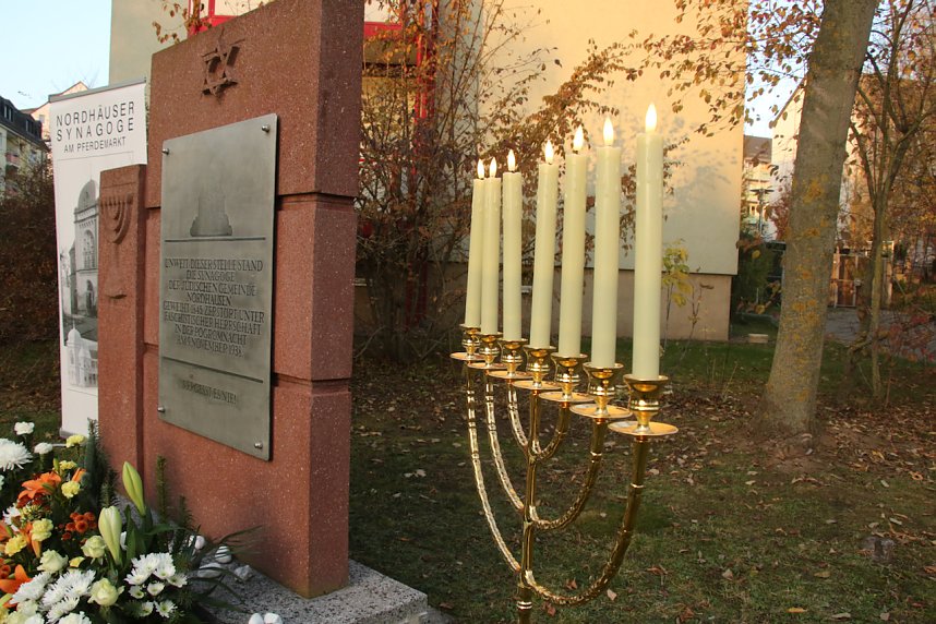 Gedenken an die Pogromnacht und B&uuml;cherverbrennung in Nordhausen