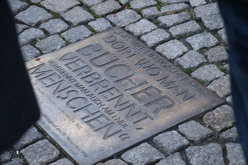 Gedenken an die Pogromnacht und B&uuml;cherverbrennung in Nordhausen