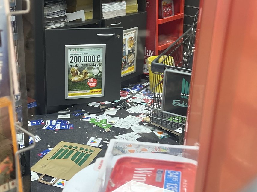 Einbruch im Marktkauf