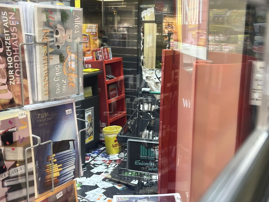 Einbruch im Marktkauf