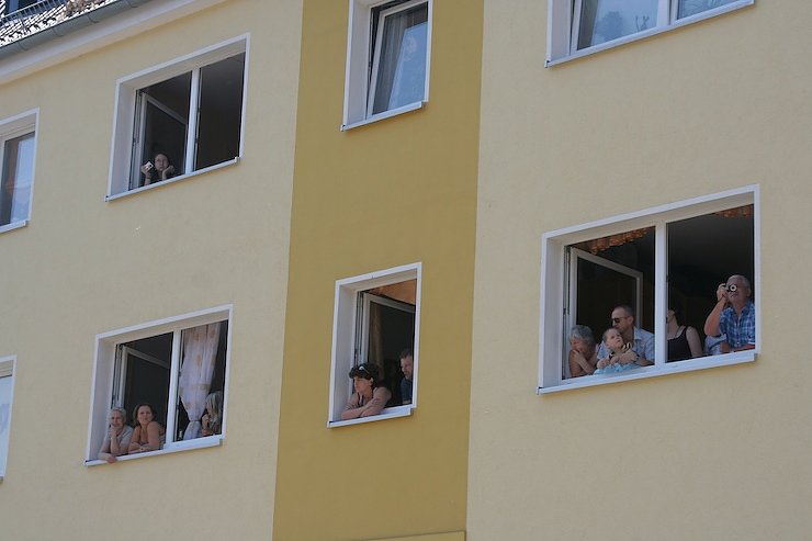 Volle Fenster � Festumzug zum Rolandsfest 2007