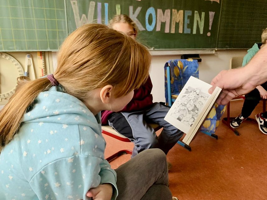 Vorlesetag am F&ouml;rderzentrum Pestalozzi in Nordhausen