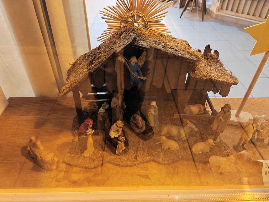 Peter Blei unterwegs auf dem Weihnachtsmarkt