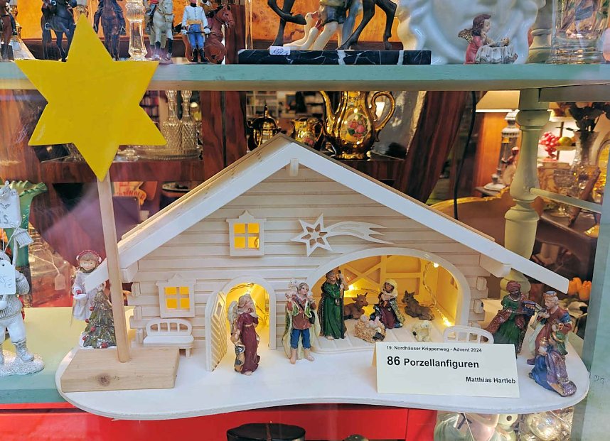 Peter Blei unterwegs auf dem Weihnachtsmarkt