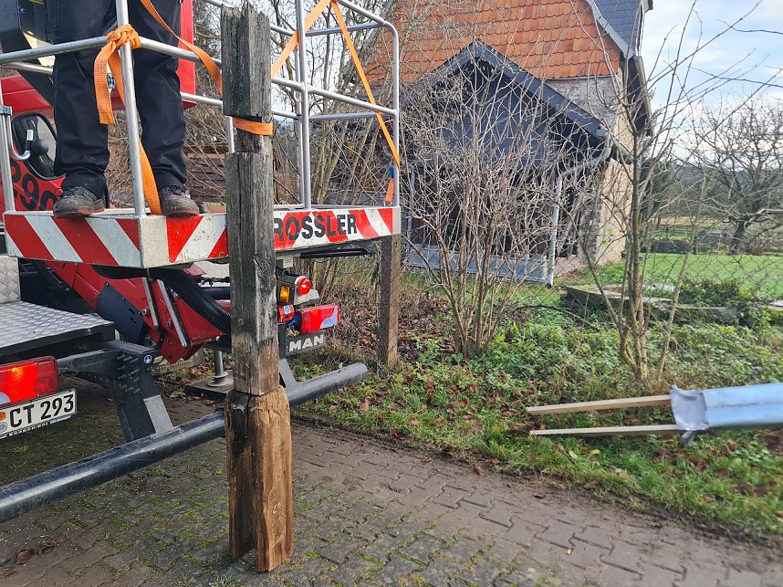 Ein neus Kreuz f&uuml;r Steigerthals Kirche