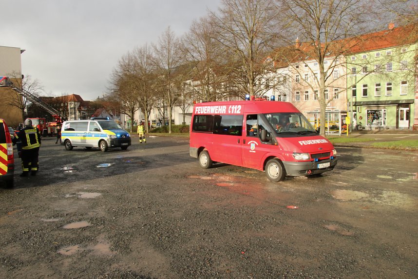 Friedenslichtaktion 2024 auf dem August-Bebel-Platz in Nordhausen